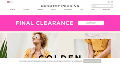 Desktop Screenshot of m.dorothyperkins.com